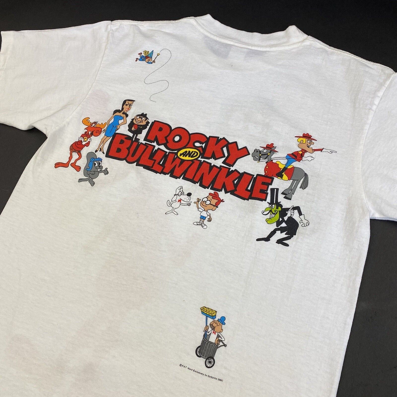 Vintage vtg Rocky & Bullwinkle T-Shirt Large Size US L / EU 52-54 / 3 - 6 Thumbnail