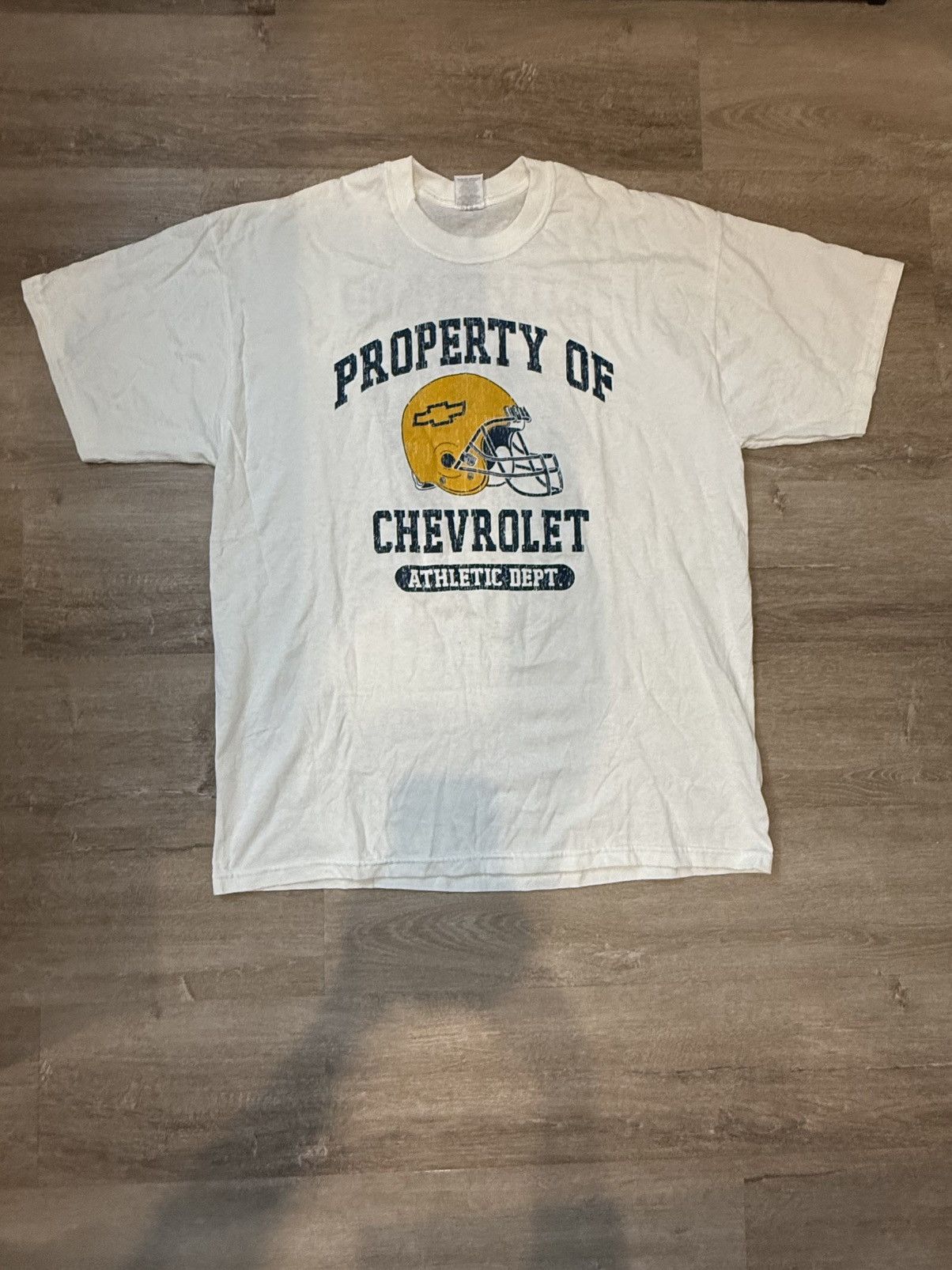 Vintage Vintage Chevrolet Athletic Department Tee Size US XL / EU 56 / 4 - 1 Thumbnail