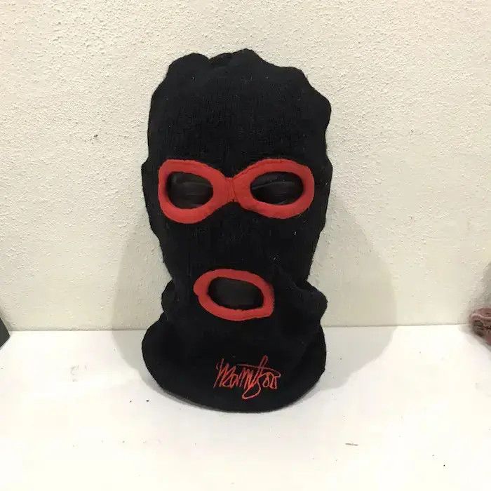 Vintage Japanese Brand Balaclava Beanie Hat Size ONE SIZE - 2 Thumbnail