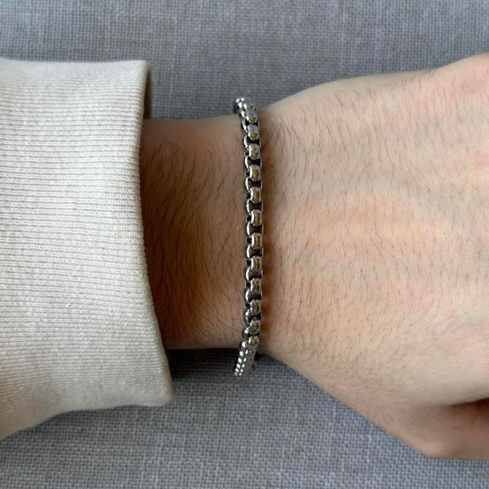 Other Classic silver ball chain bracelet WMNS2 Size ONE SIZE - 3 Thumbnail