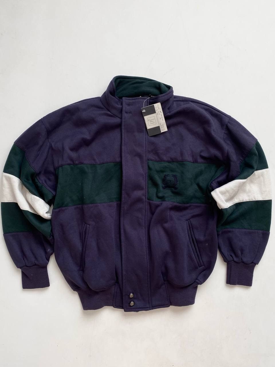 Christian Dior Monsieur Vintage 1980 Christian Dior Monsieur Full Zip Sweater Size US L / EU 52-54 / 3 - 1 Thumbnail