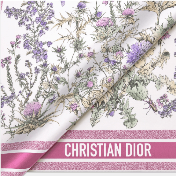 Dior o1w1db11125 51CAR0 Size : OS / Square Scarf in Multicolor Size ONE SIZE - 2 Thumbnail