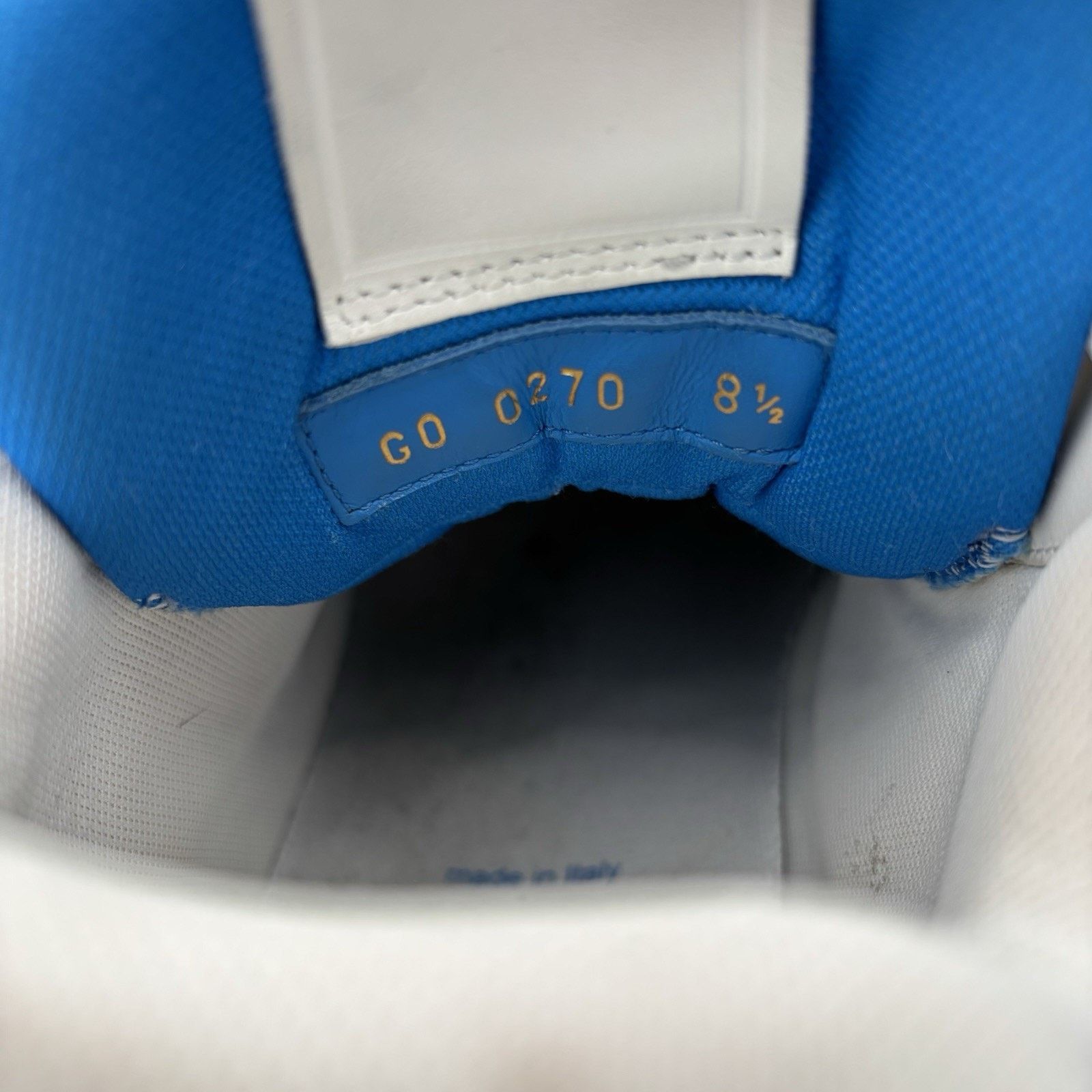 Louis Vuitton Louis Vuitton Trainer Mid ‘ White, Blue ’ | GREAT COND! Size US 10 / EU 43 - 20 Thumbnail