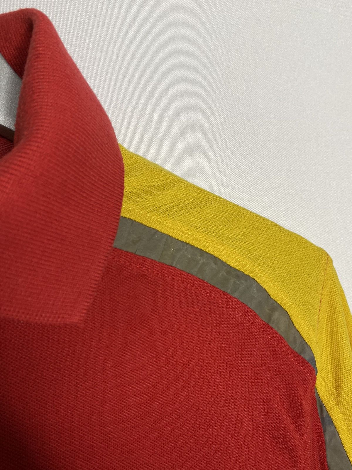 Vintage Vintage Shell Helix Ferrari F1 Team Polo Long Sleeve Shirt Size US M / EU 48-50 / 2 - 11 Thumbnail
