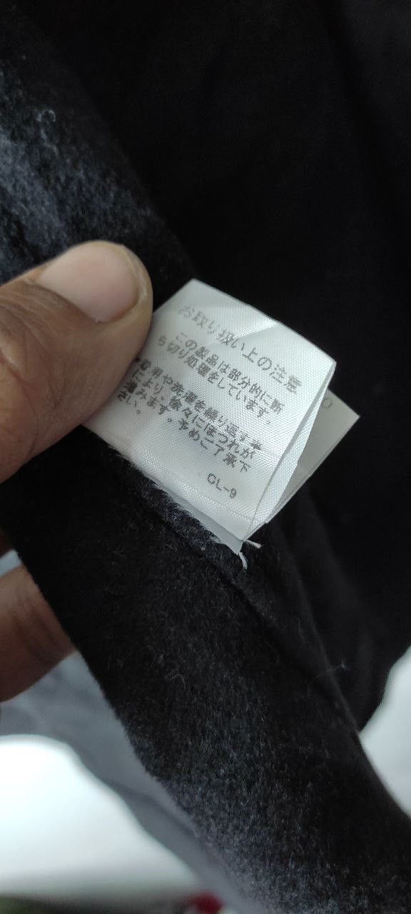 CABANE de ZUCCa ZUCCA BY ISSEY MIYAKE WOOL PEACOAT JACKET Size S / US 4 / IT 40 - 17 Thumbnail