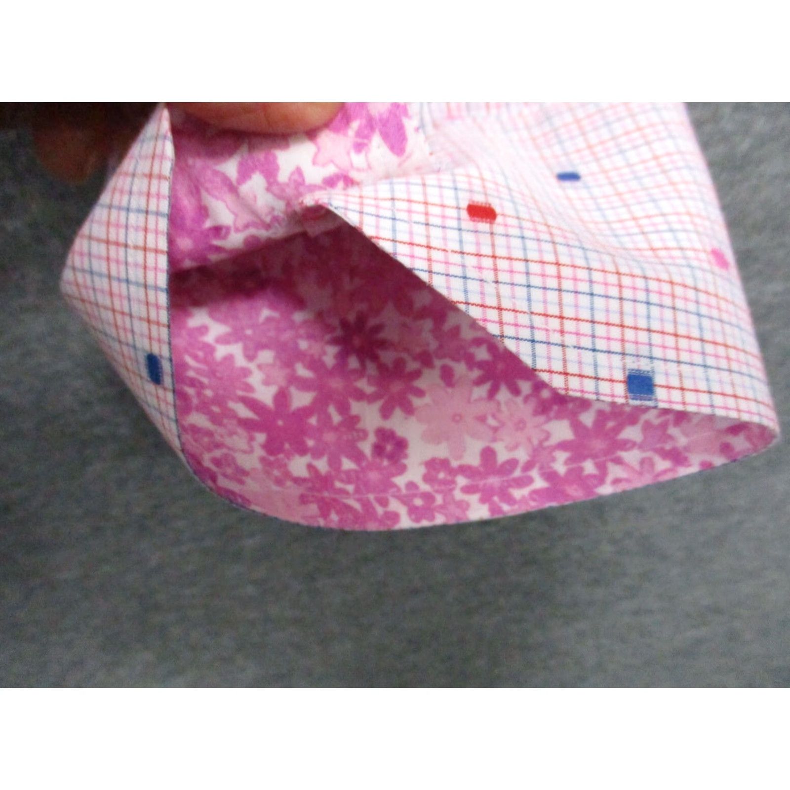 Vintage Quieti Shirt XL Men Long Sleeve Salmon Multi Dot Flip Cuff Size US XL / EU 56 / 4 - 4 Thumbnail