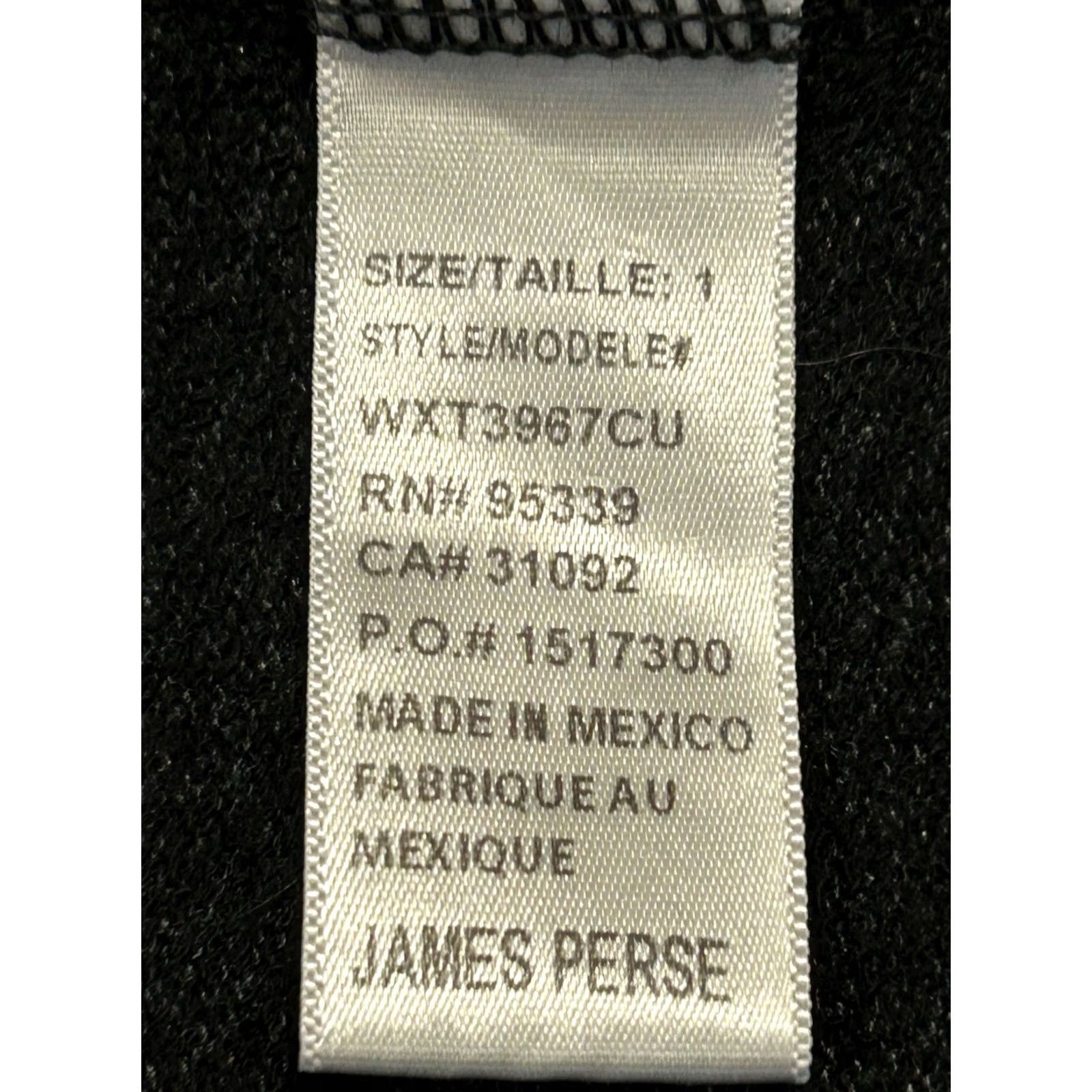 James Perse James Perse Boat Cowl Neck Sweater Long Sleeve Women’s Small Black Solid Pullover Designer Womens Size S / US 4 / IT 40 - 5 Thumbnail