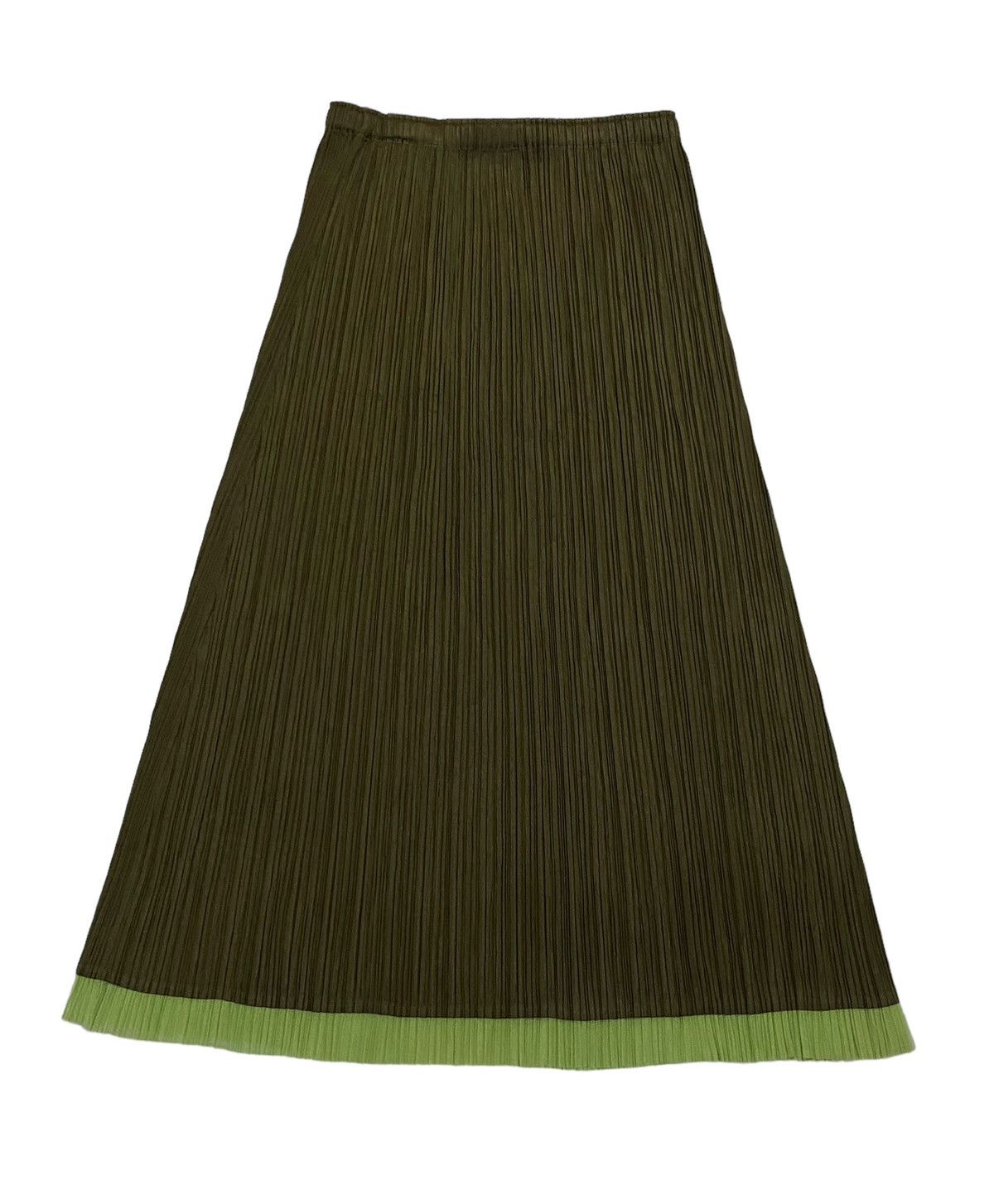 Issey Miyake Pleats Please Issey Miyake Pleated Leaves Motif Long Skirt Size 28" / US 6 / IT 42 - 5 Thumbnail