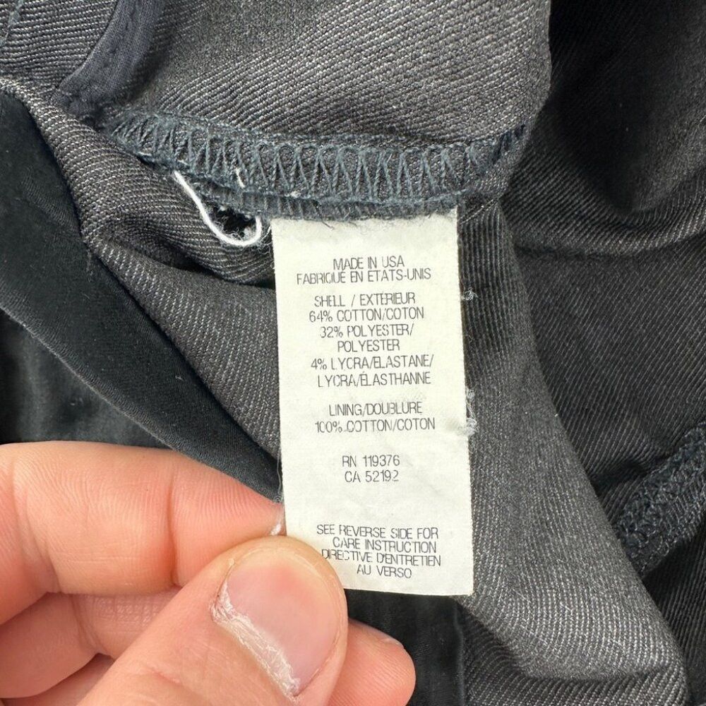 Helmut Lang Helmut Lang Black Slim Pants Women’s Size 31x33 Made In USA Size 31" - 4 Thumbnail