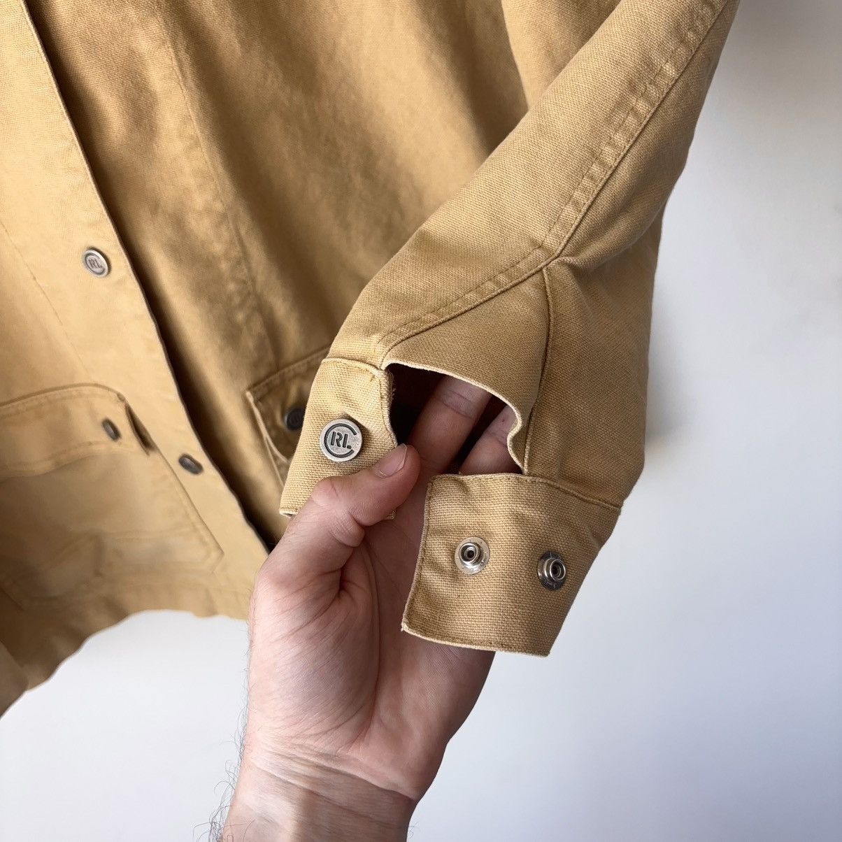 Polo Ralph Lauren Vintage Polo Jeans Co RL67 Canvas Chore Coat Workwear Size US L / EU 52-54 / 3 - 9 Thumbnail