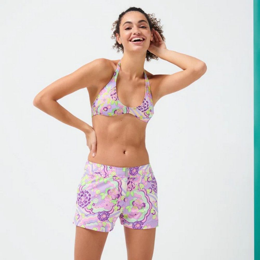 Vilebrequin VILEBREQUIN Ferise pink floral print swim shorts Medium Size 32" / US 10 / IT 46 - 4 Thumbnail