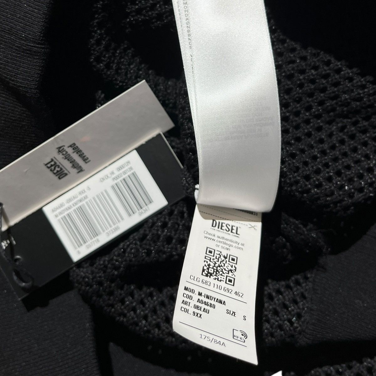 Diesel Mesh netted boxy bomber Size US S / EU 44-46 / 1 - 5 Thumbnail