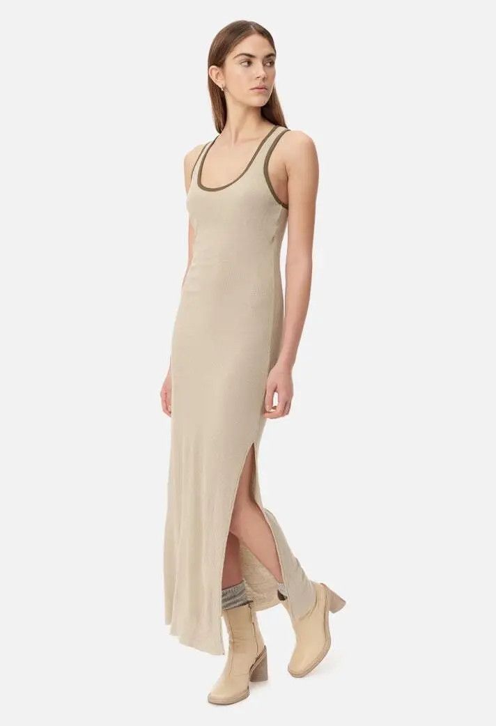 John Elliott John Elliott Silk Rib Midi Dress Size XS / US 0-2 / IT 36-38 - 1 Thumbnail