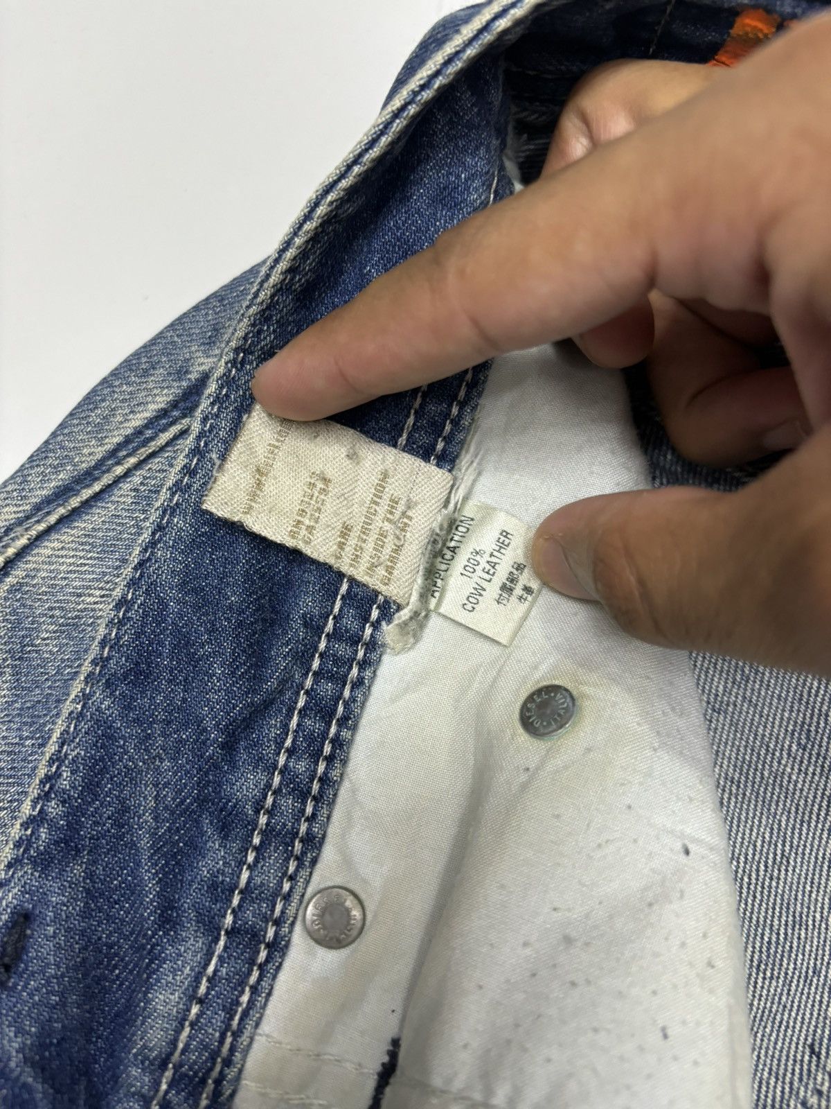 Diesel Vintage Diesel Baggy Jeans Distressed Denim Cropped Size US 34 / EU 50 - 13 Thumbnail