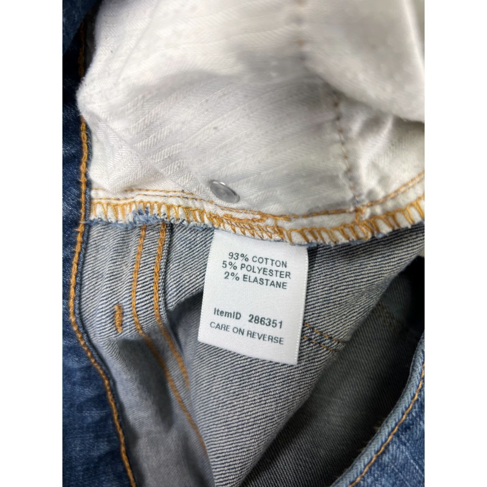 Vintage L.L. Bean Women's Blue Denim Bootcut Jeans Pants 4 Mid Rise 27 Inch Inseam Stretch Cotton Blend Size 27" / US 4 / IT 40 - 6 Thumbnail
