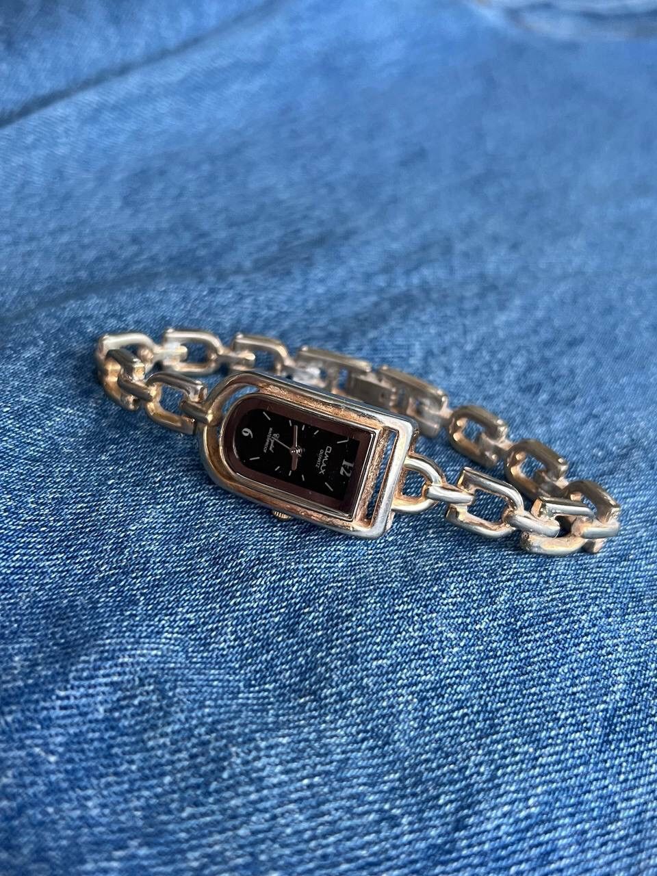 Vintage Japanese style futuristic Watch Chain Link Bracelet