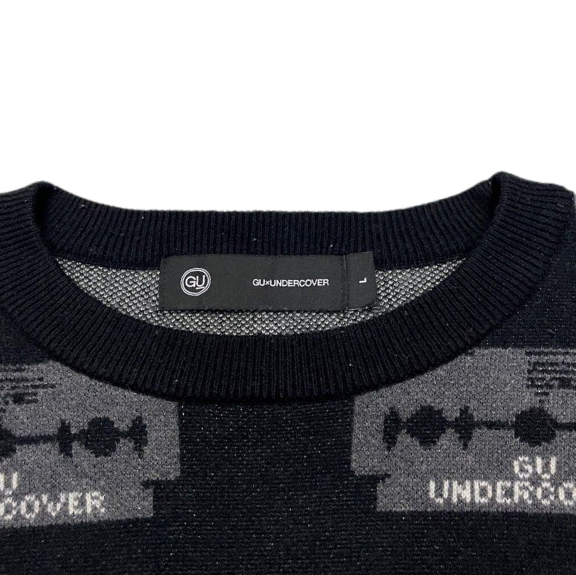 Undercover Monogram Print Razor Blade Crewneck Size US L / EU 52-54 / 3 - 5 Thumbnail