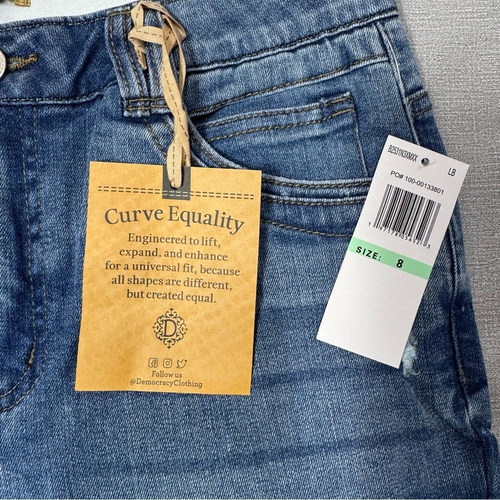 Other NWT New Democracy Ab Tech High Rise Cropped Itty Bitty Flar Size 30" / US 8 / IT 44 - 6 Thumbnail