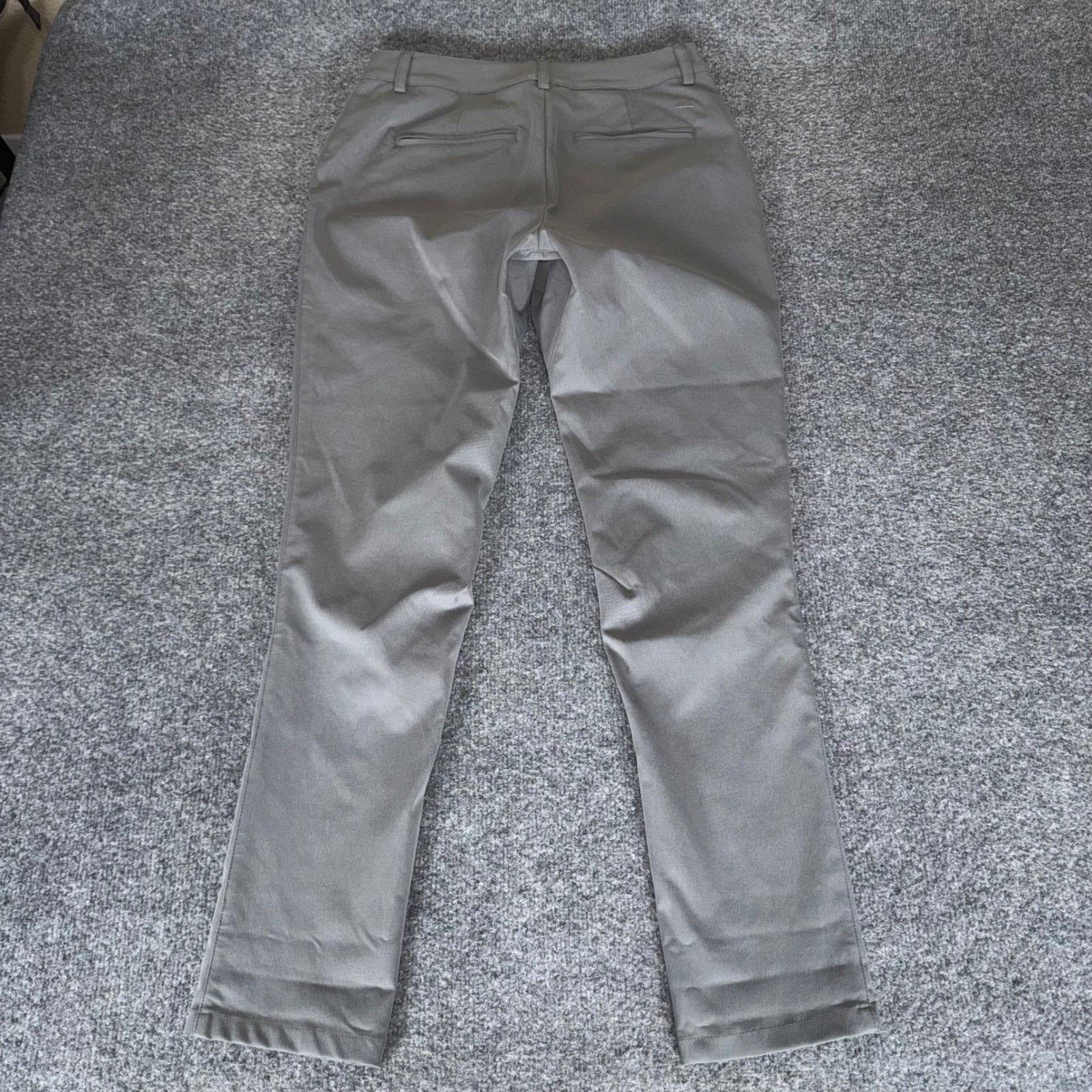 Other Myles Pant Mens 30x30 Gray Athletic Slim Performance Stretch Size US 30 / EU 46 - 4 Thumbnail