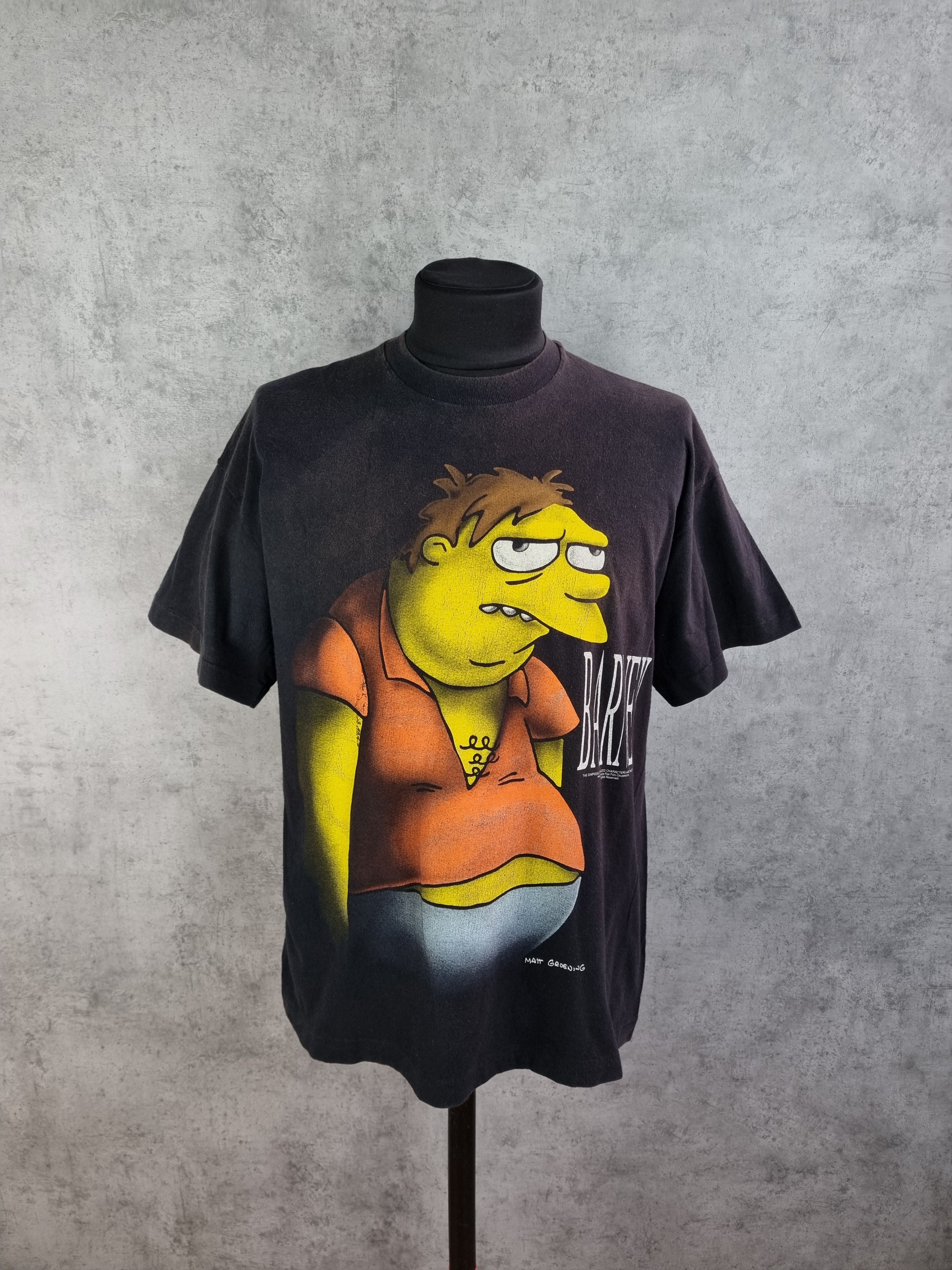 The Simpsons × Vintage 97s Single Stitch The Simpsons Barney Big Logo Tee shirt Size US L / EU 52-54 / 3 - 2 Thumbnail