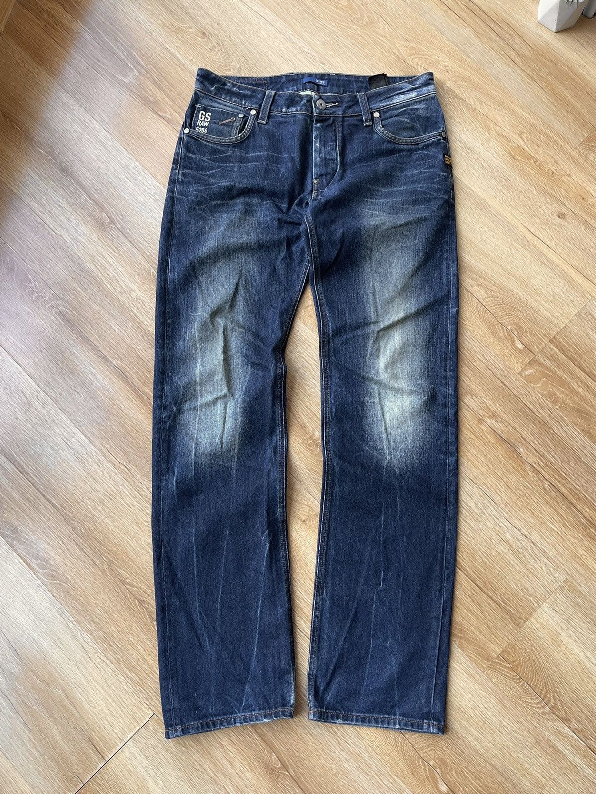 G-Star G-Star Raw Distressed Denim Jeans y2k Grunge Size US 34 / EU 50 - 5 Thumbnail