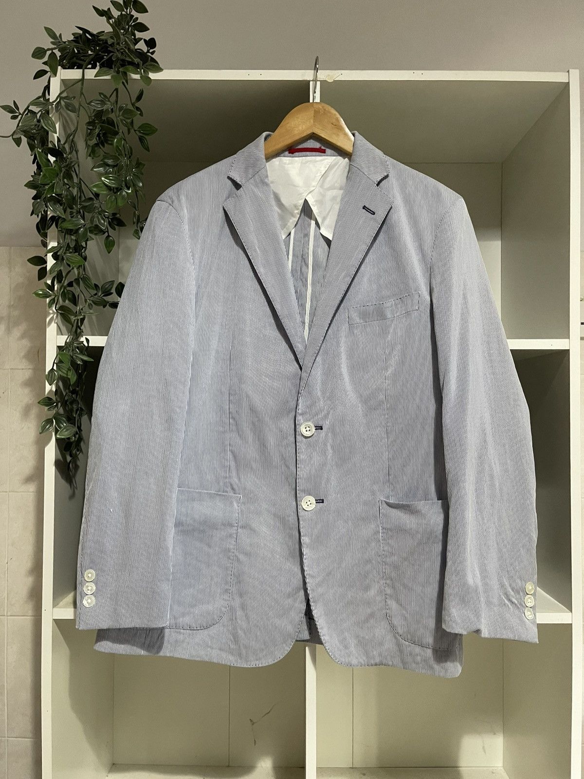 Vintage J. Press Blue Stripe Sport Coats