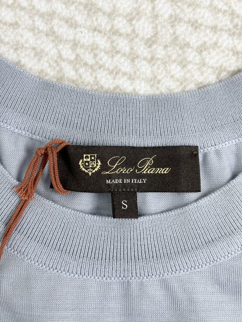 Loro Piana LORO PIANA Short sleeves made of pure wool Size S / US 4 / IT 40 - 3 Thumbnail