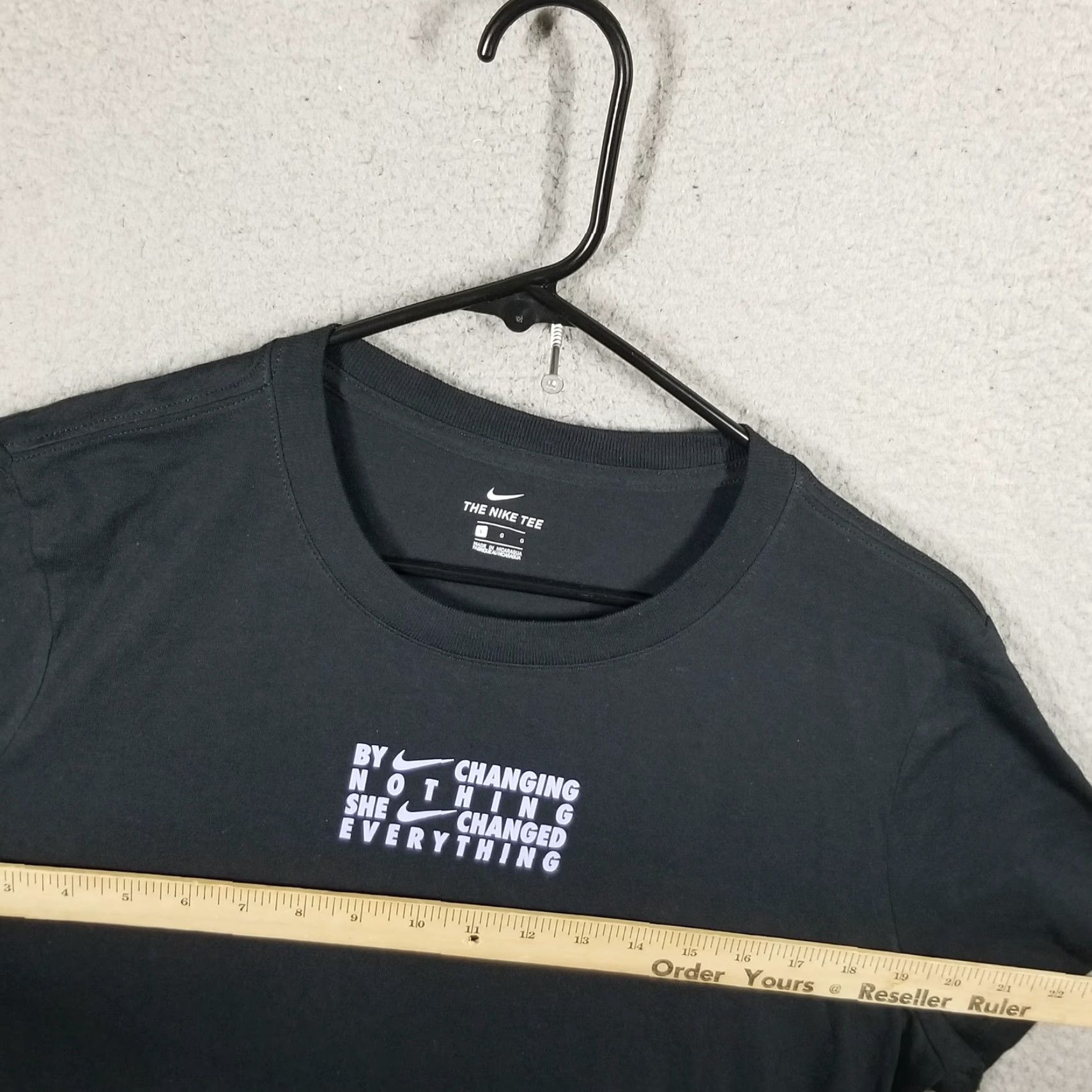 Nike VINTAGE Nike Women's T-Shirt Large Black Serena Williams Tennis Quote Graphic 2021 Collection Size L / US 10 / IT 46 - 6 Thumbnail