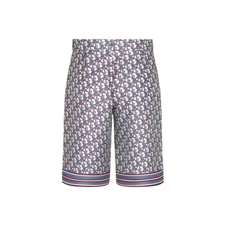 Dior Dior Colorful Patterned Casual Silk Shorts 0079 Size US 44 / EU 60 - 1 Thumbnail