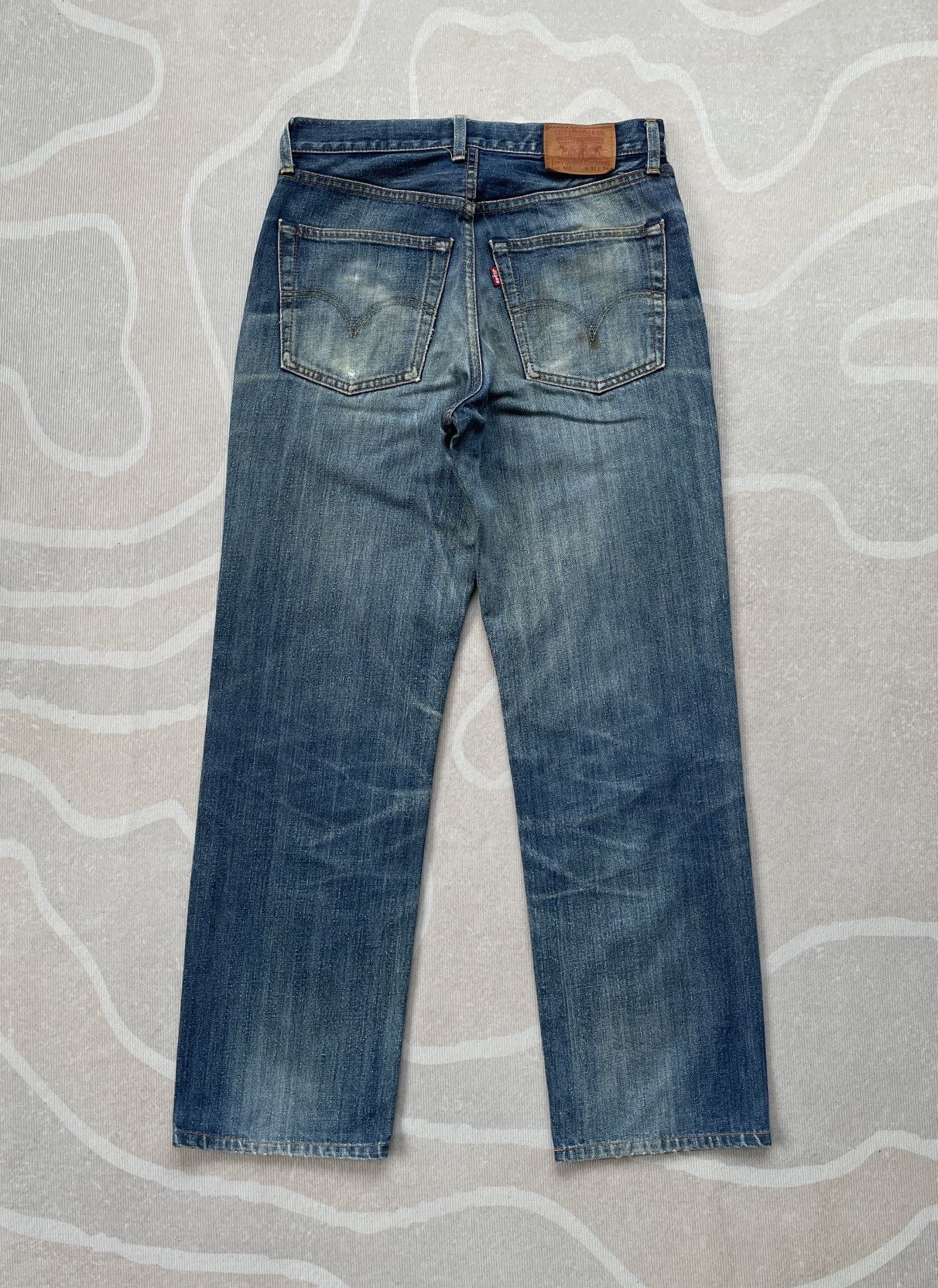 Le Grande Bleu (L.G.B.) × Levi's × Vintage Levis 502 Jeans (LG109) Size US 29 - 1 Thumbnail