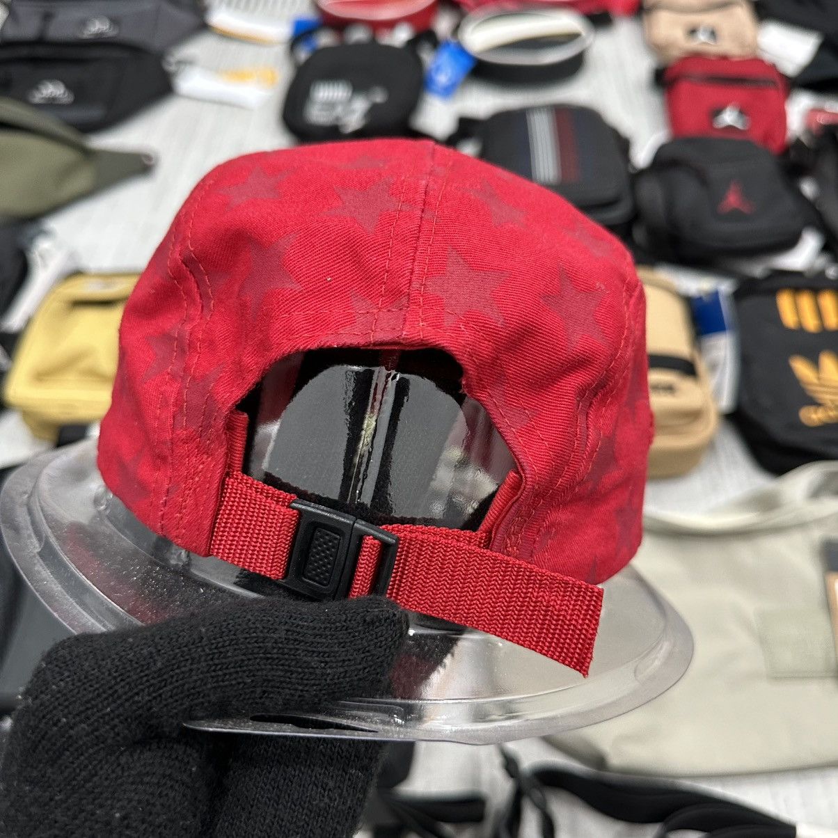 Supreme × Vintage 🔥RARE & HOT ITEM🔥 Vintage Supreme Start Camp Cap Red 2000an Size ONE SIZE - 4 Thumbnail