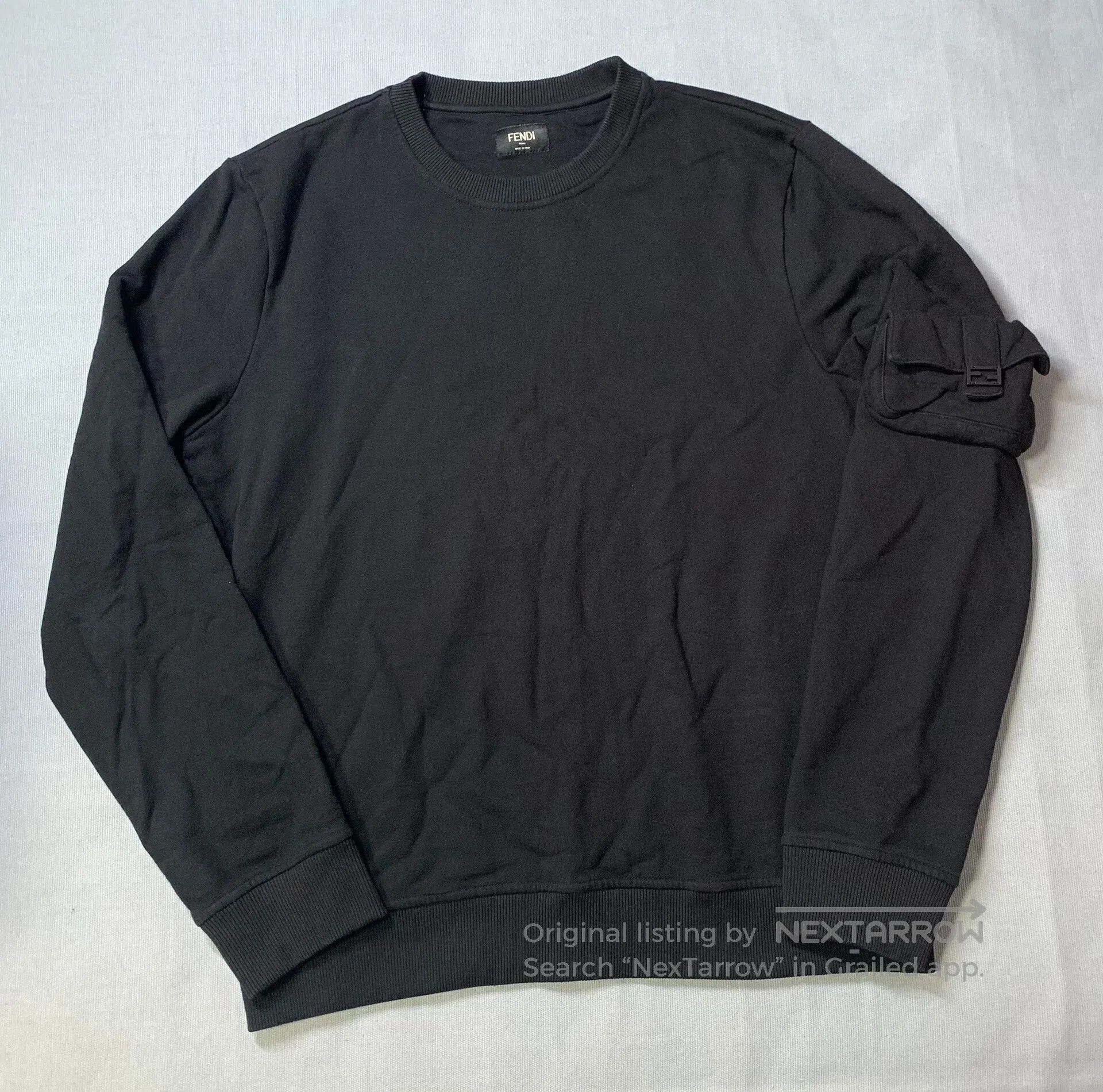 Fendi FENDI Double F Arm Pocket Sweatshirt. Size US M / EU 48-50 / 2 - 2 Thumbnail