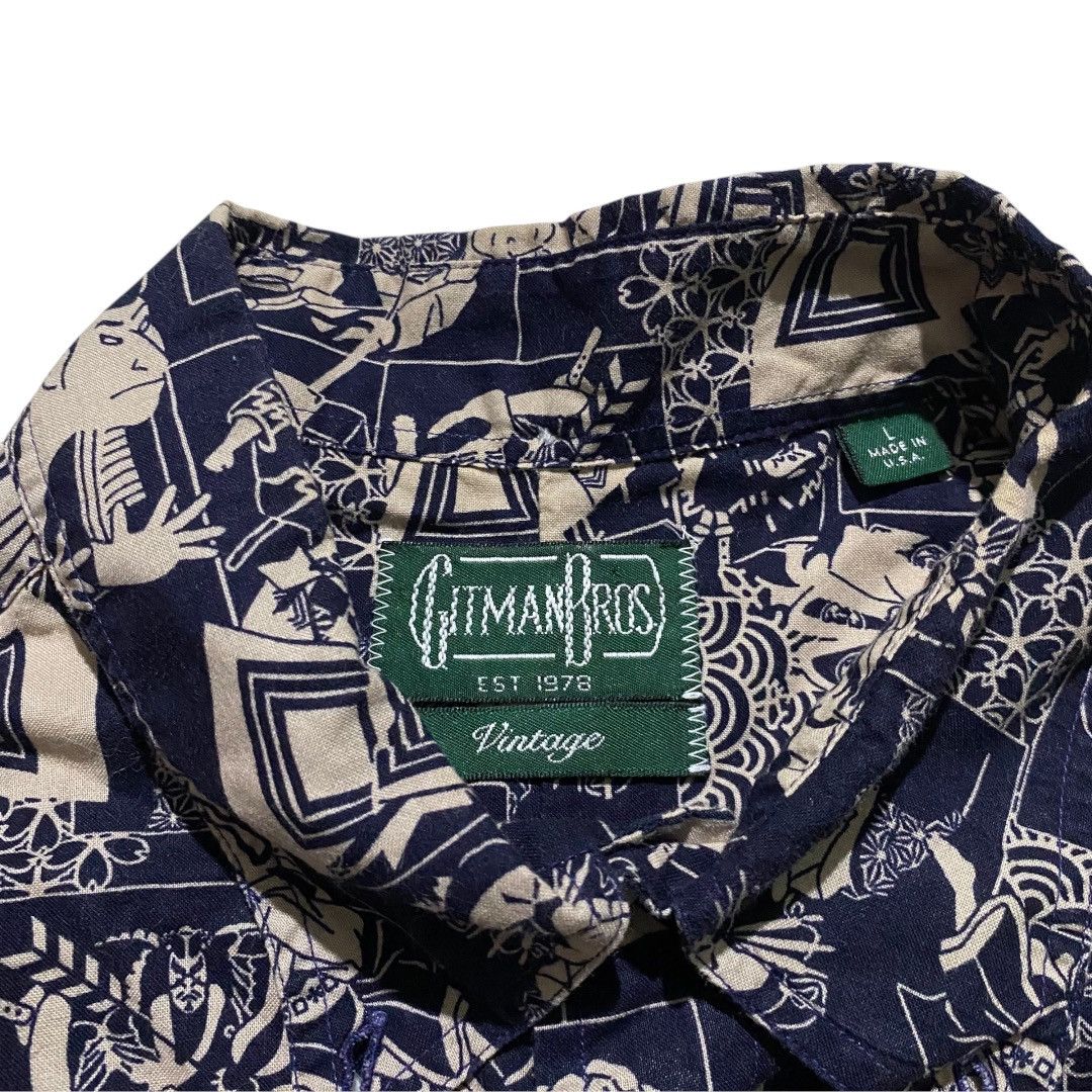 Gitman Bros. Vintage Gitmanbros vintage japan kabuki shirt Size US L / EU 52-54 / 3 - 5 Thumbnail
