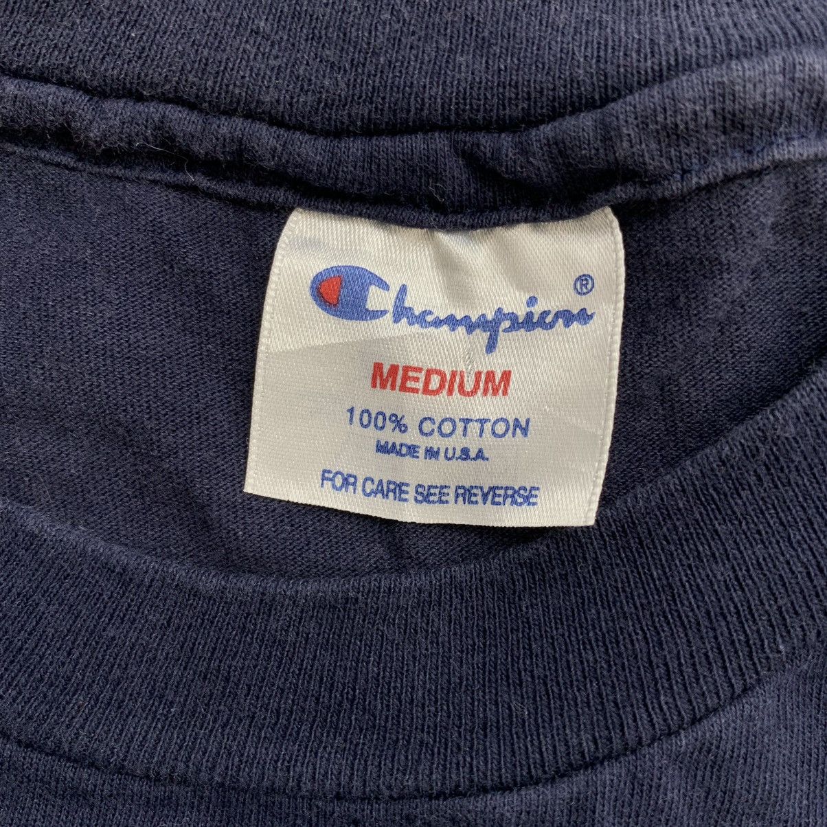 Champion × Vintage Vintage 90s CHAMPION USA Big Brand Print Navy Size US M / EU 48-50 / 2 - 4 Thumbnail