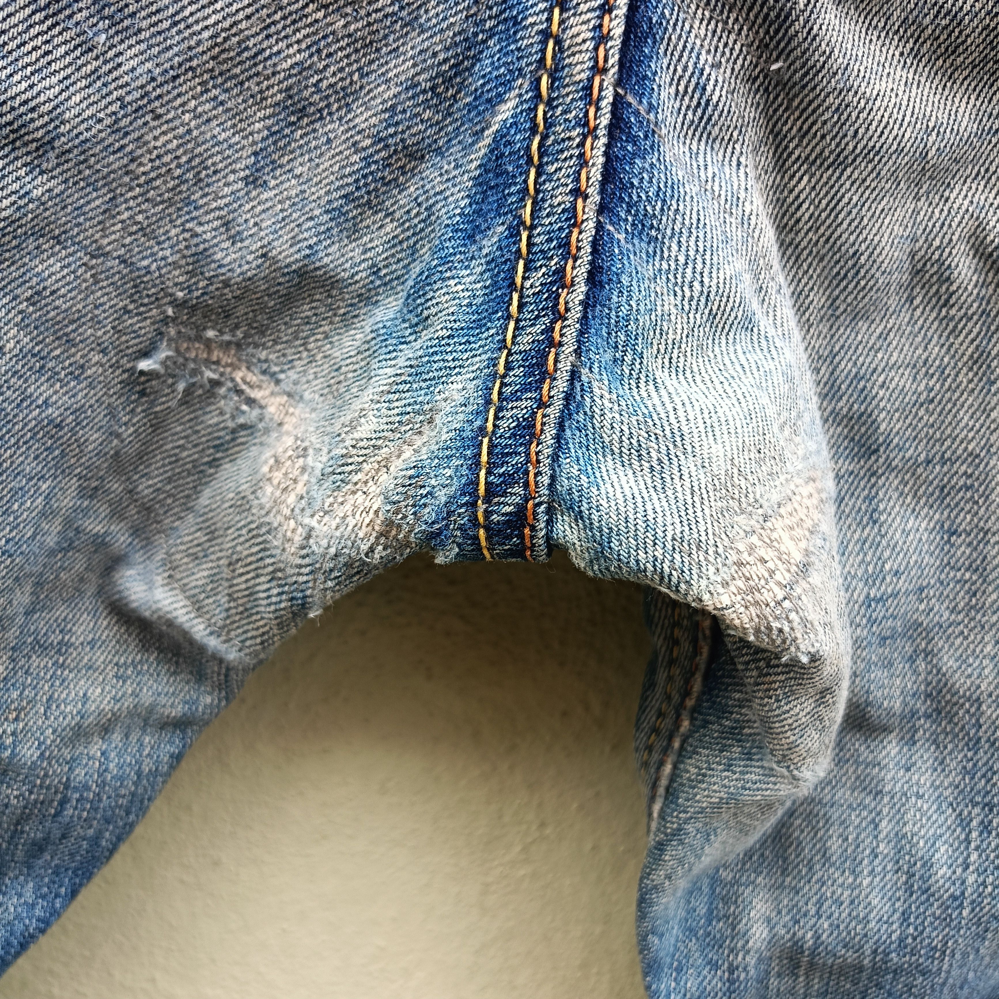 Edwin Edwin 506 Skinny Slim Distressed Denim Size US 34 / EU 50 - 17 Thumbnail