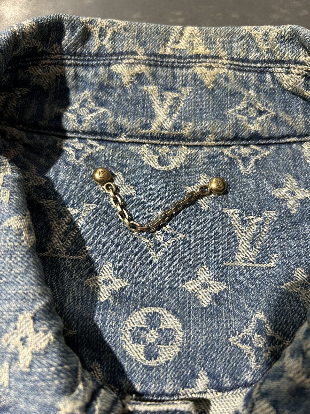 Louis Vuitton × Supreme Supreme x Louis Vuitton Denim Jacket Size US M / EU 48-50 / 2 - 4 Thumbnail