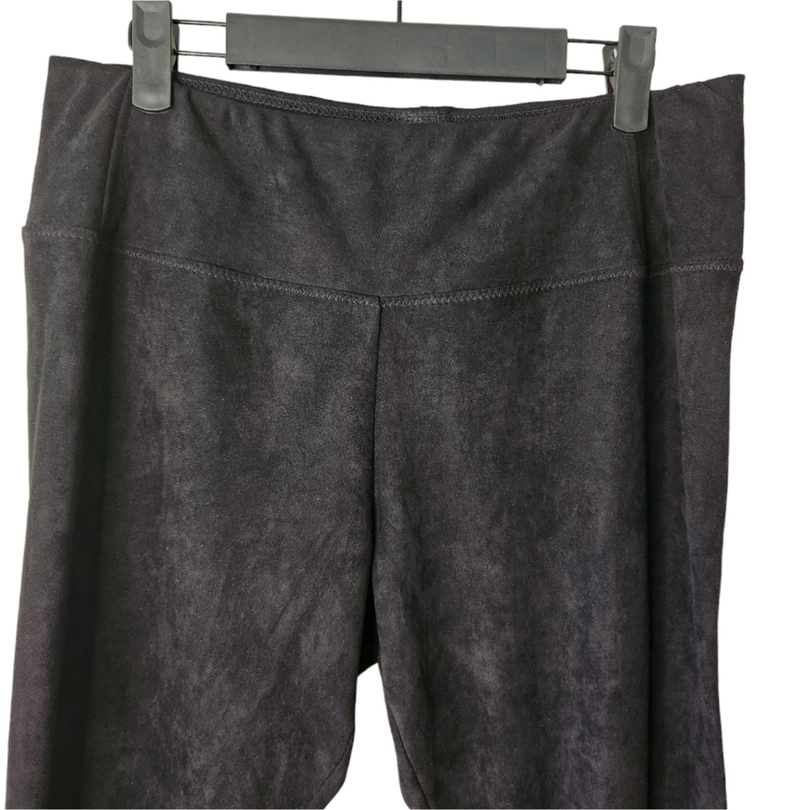 Saks Fifth Avenue Saks Fifth Avenue Black Label Faux Suede Legging Large Size 30" / US 8 / IT 44 - 2 Thumbnail
