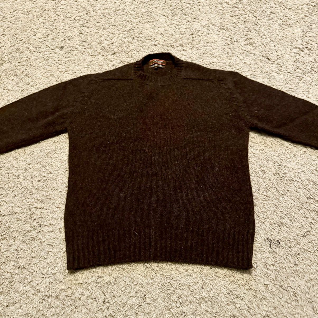 Arrow VINTAGE 70s BROWN ARROW SWEATER! Size US L / EU 52-54 / 3 - 2 Thumbnail