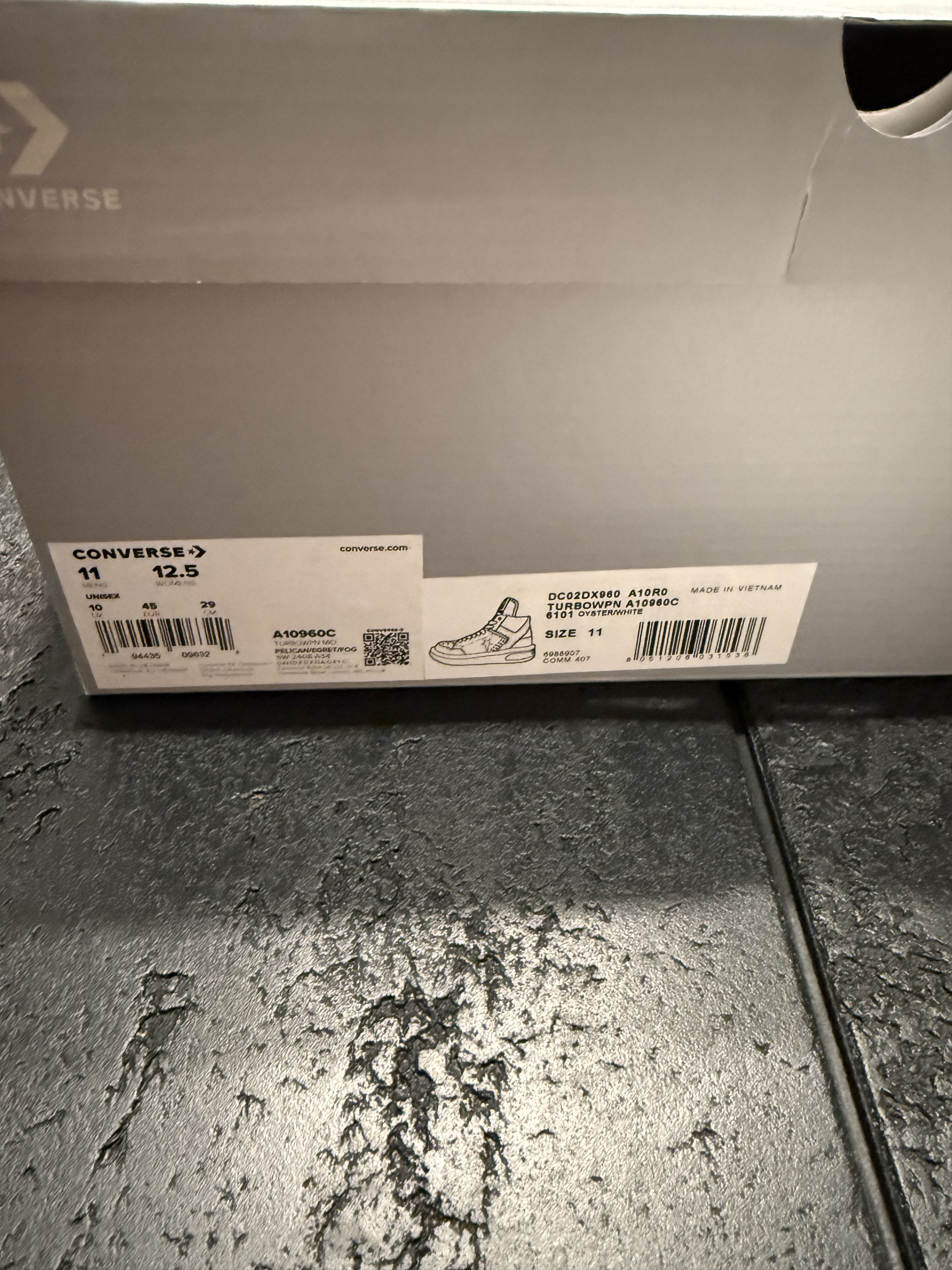 Rick Owens Drkshdw Rick Owens DRKSHDW x Converse TurboWPN sneaker Size US 11 / EU 44 - 2 Thumbnail