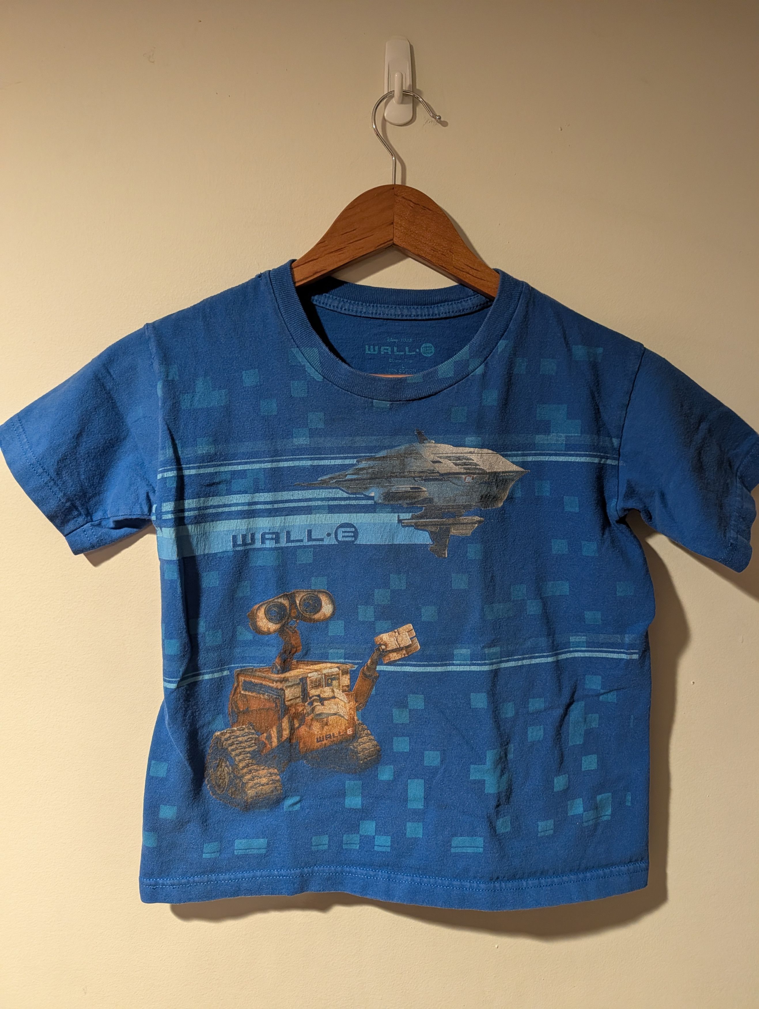 Disney Wall-E Disney Pixar Graphic T-Shirt Youth Large Blue Movie Size US L / EU 52-54 / 3 - 1 Thumbnail