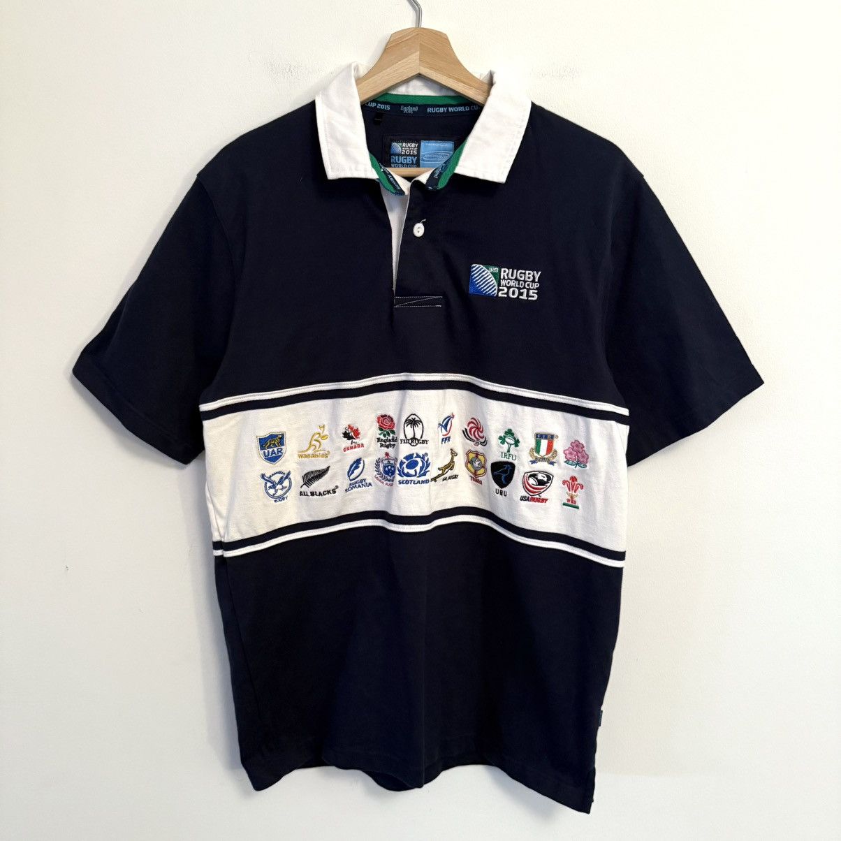 Other 2x Rugby World Cup 2015 All National Team Sportfolio Polos Size US L / EU 52-54 / 3 - 6 Thumbnail