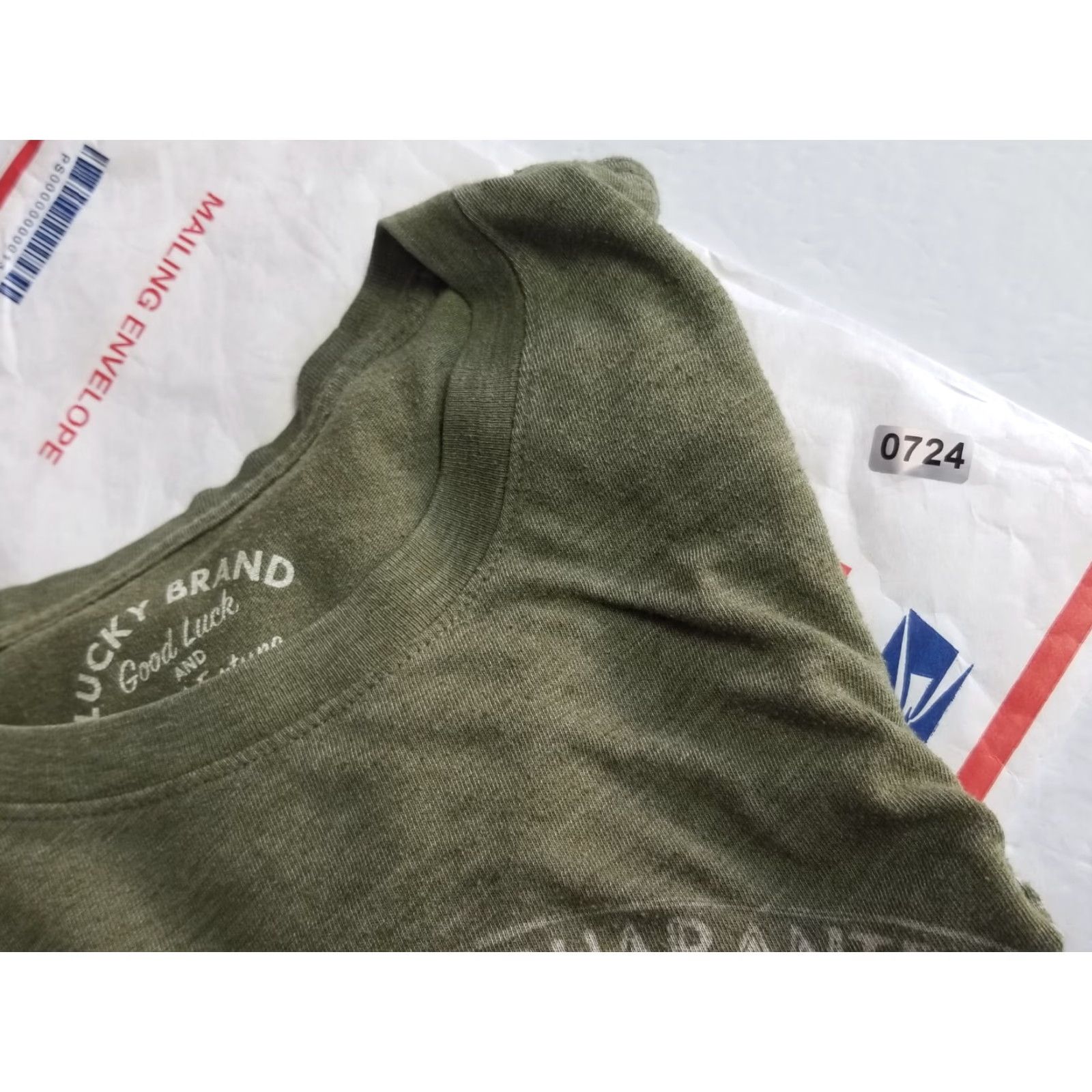 Lucky Brand LUCKY BRAND Green Dungarees Tee Shirt Short Sleeve Size Medium Size US M / EU 48-50 / 2 - 8 Thumbnail