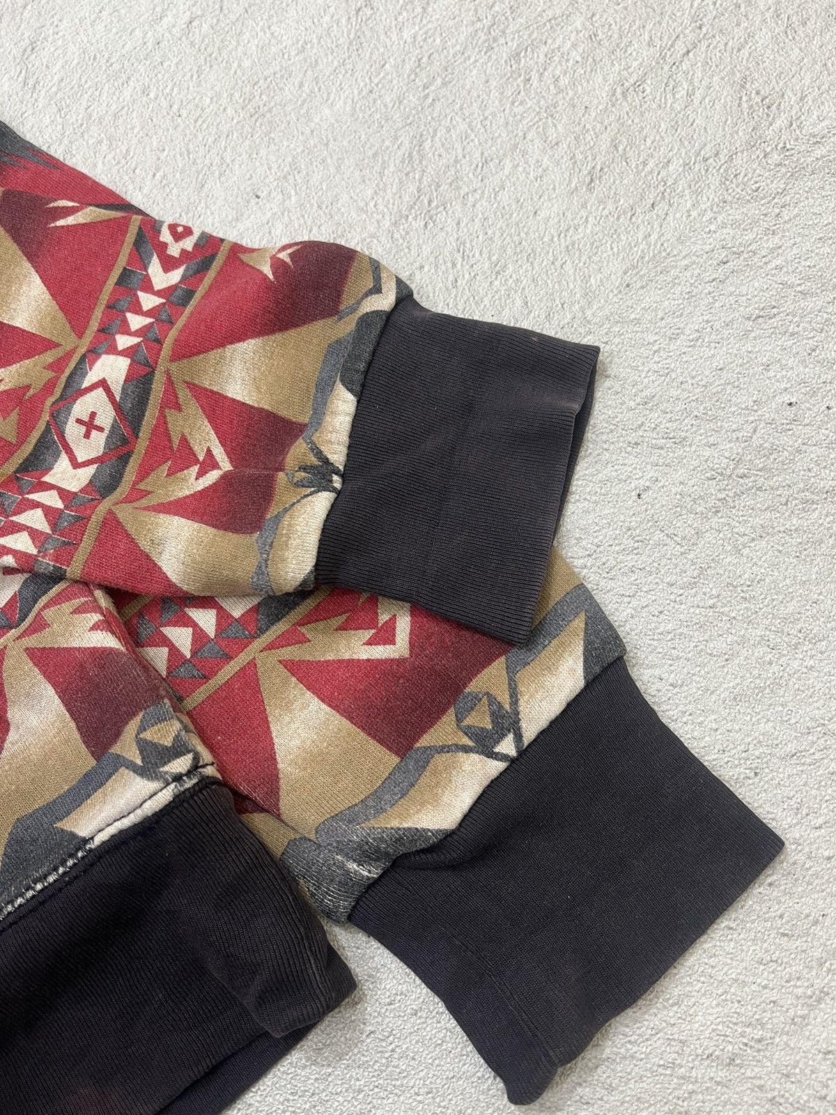 Polo Ralph Lauren 2000s RRL Denim Supply RL Aztec Print Hoddie y2k Lgb Ifsix Size US M / EU 48-50 / 2 - 5 Thumbnail