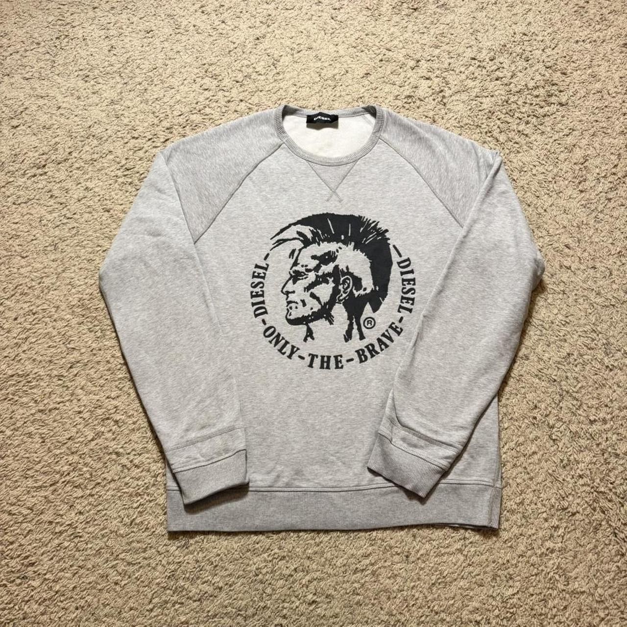 Diesel Diesel Grey Apache Graphic Sweatshirt XL/XXL Size US XL / EU 56 / 4 - 4 Thumbnail