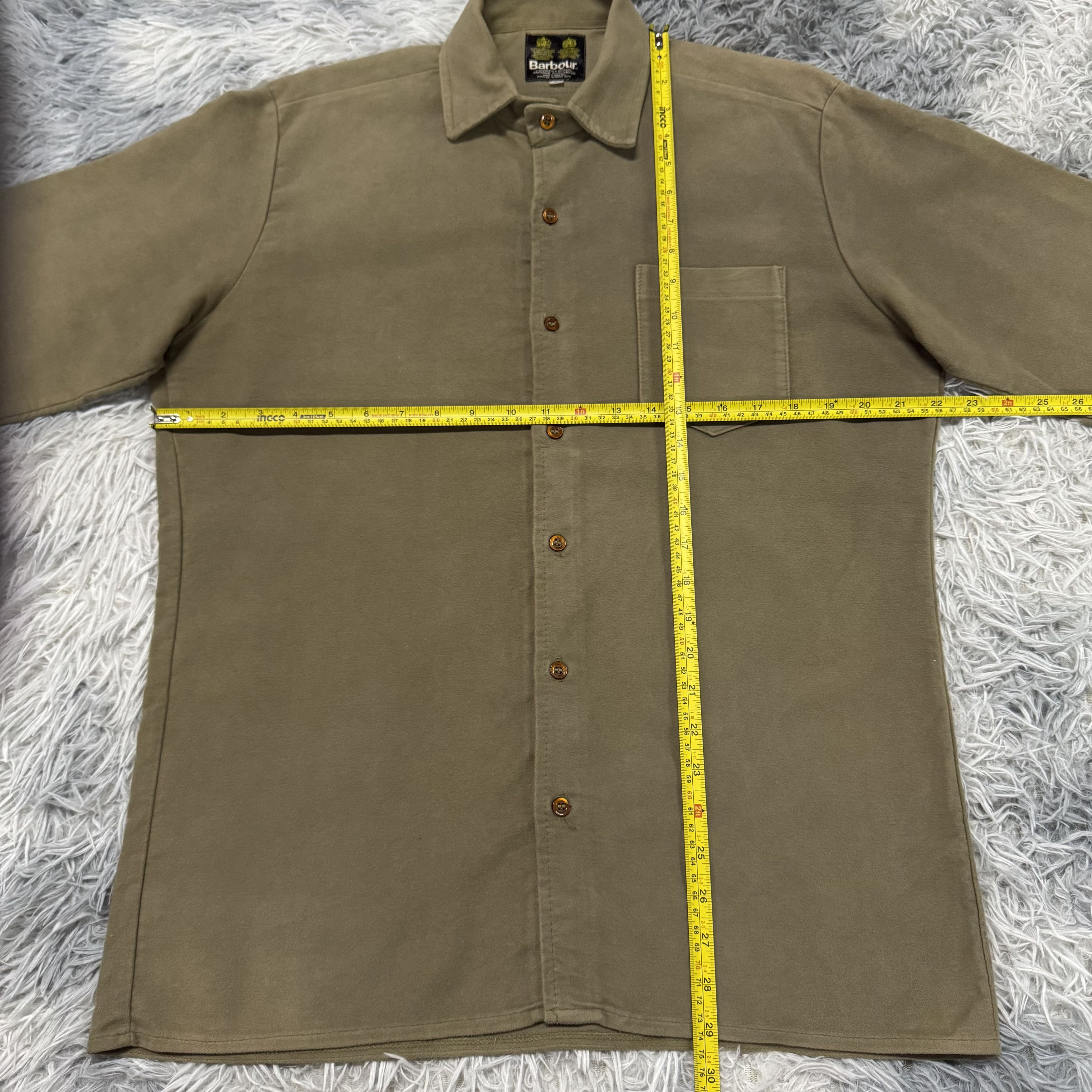 Vintage John Barbour England Plain Flannel Workwear