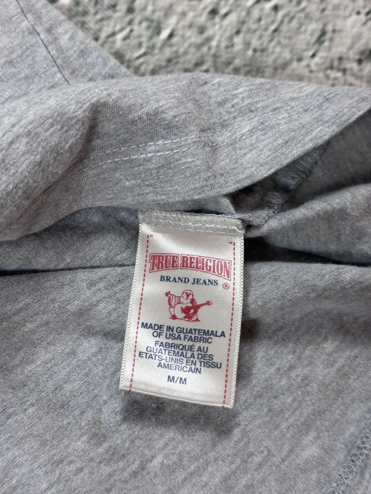 True Religion True Religion gray red rhinestones T-shirt logo Size M / US 6-8 / IT 42-44 - 4 Thumbnail