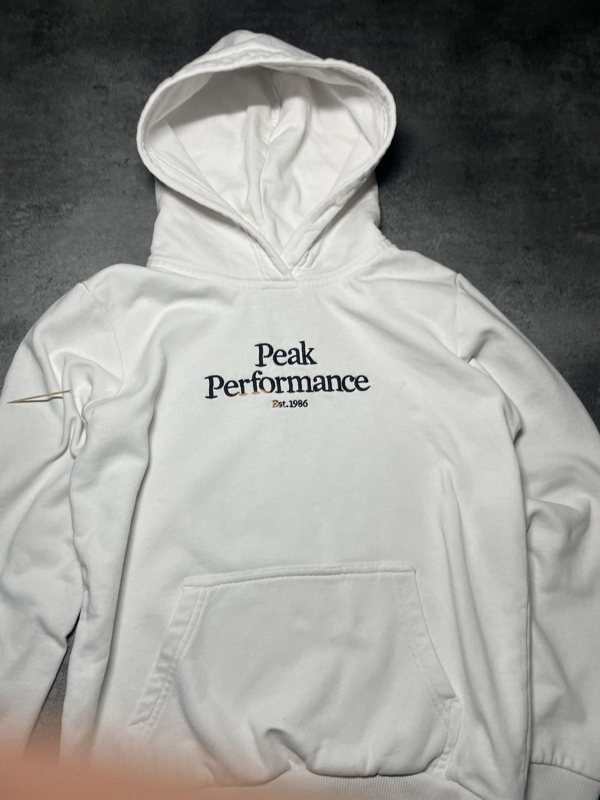 Peak Performance 🔥Offers🔥Peak Performance Hoodie Spellout Hype Rare Size US XXS / EU 40 - 13 Thumbnail