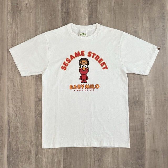 Bape BAPE × Sesame Street Milo T-shirt a bathing ape Size US M / EU 48-50 / 2 - 1 Thumbnail