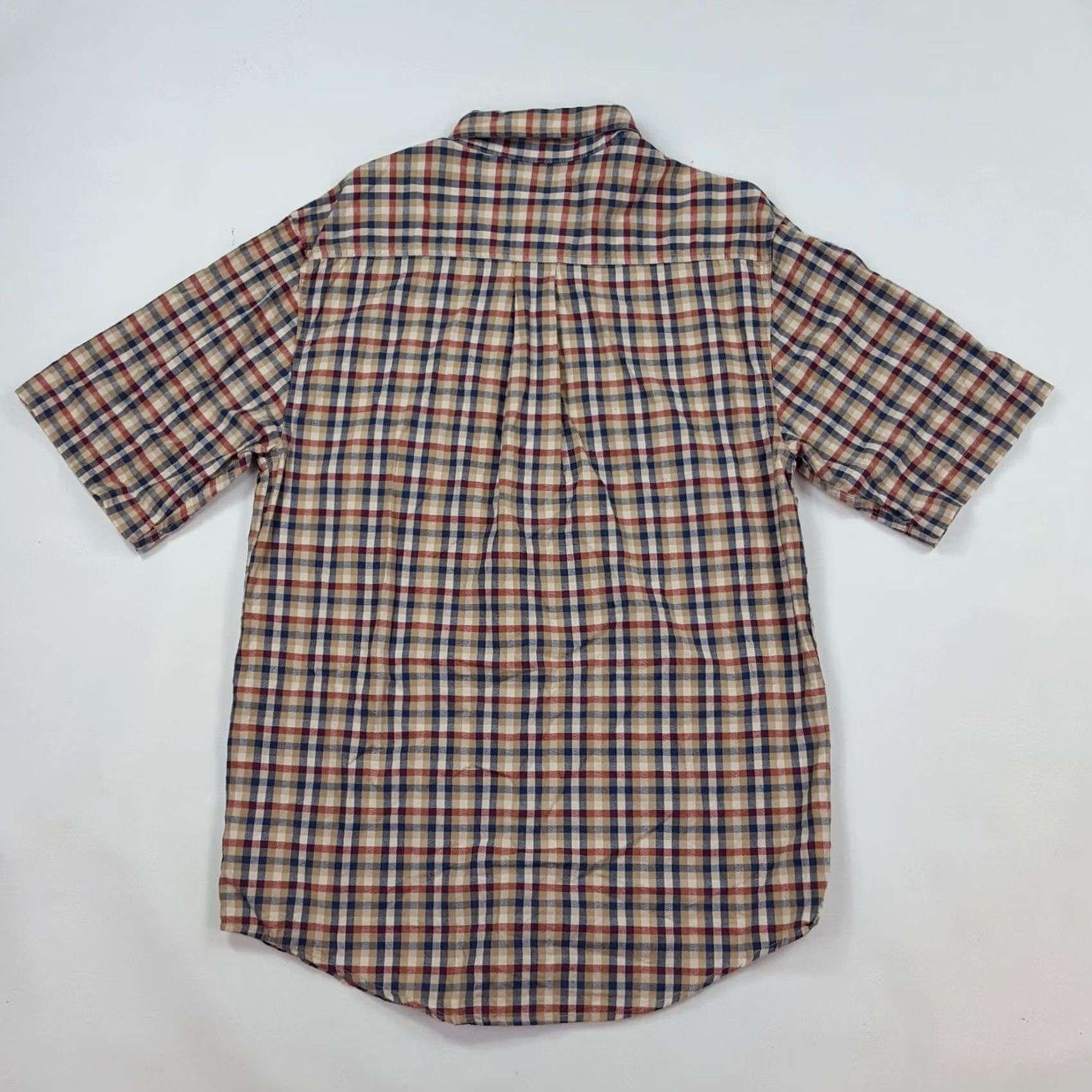 Carhartt VINTAGE Carhartt Plaid Workwear Shirt Mens M Button-Up Collared Short Sleeve Button Down American Logo 90s Workwear Mens Size US M / EU 48-50 / 2 - 5 Thumbnail