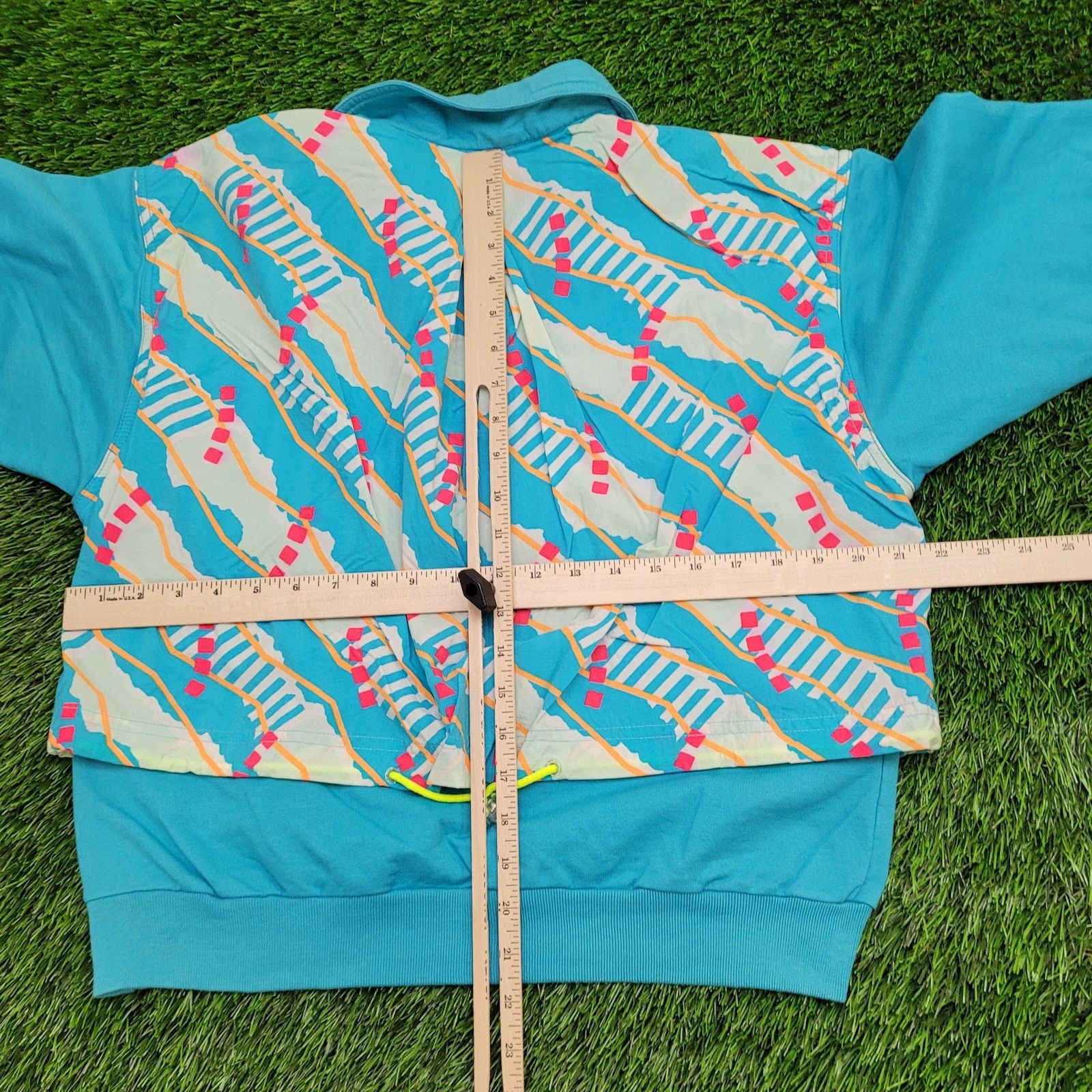 Nike Vintage 80s NIKE Sweatshirt Womens Medium 22x22 Boxy Blue Size M / US 6-8 / IT 42-44 - 7 Thumbnail